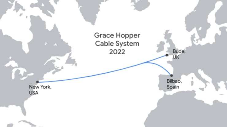 Google Is Building A Huge Submarine Fiber Optic Cable To Connect The United States To The United Kingdom And Spain Google Is Building A Huge Submarine Fiber Optic Cable To Connect The United States To The United Kingdom And Spain